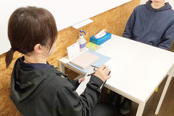 定着支援面談風景